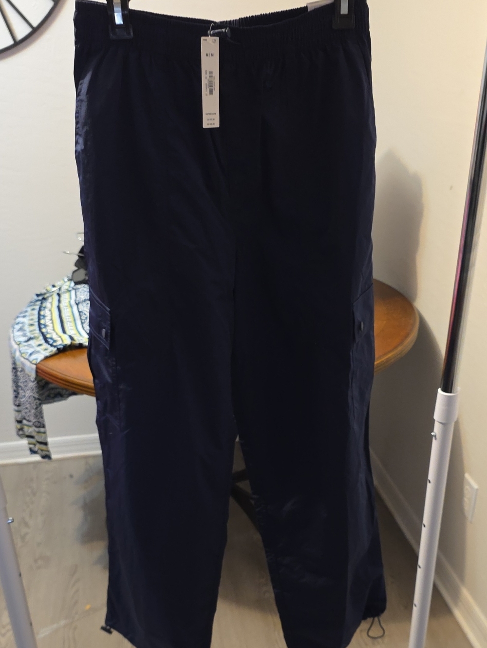PINK Victoria's Secret Navy Track Pants with Elastic Waist
